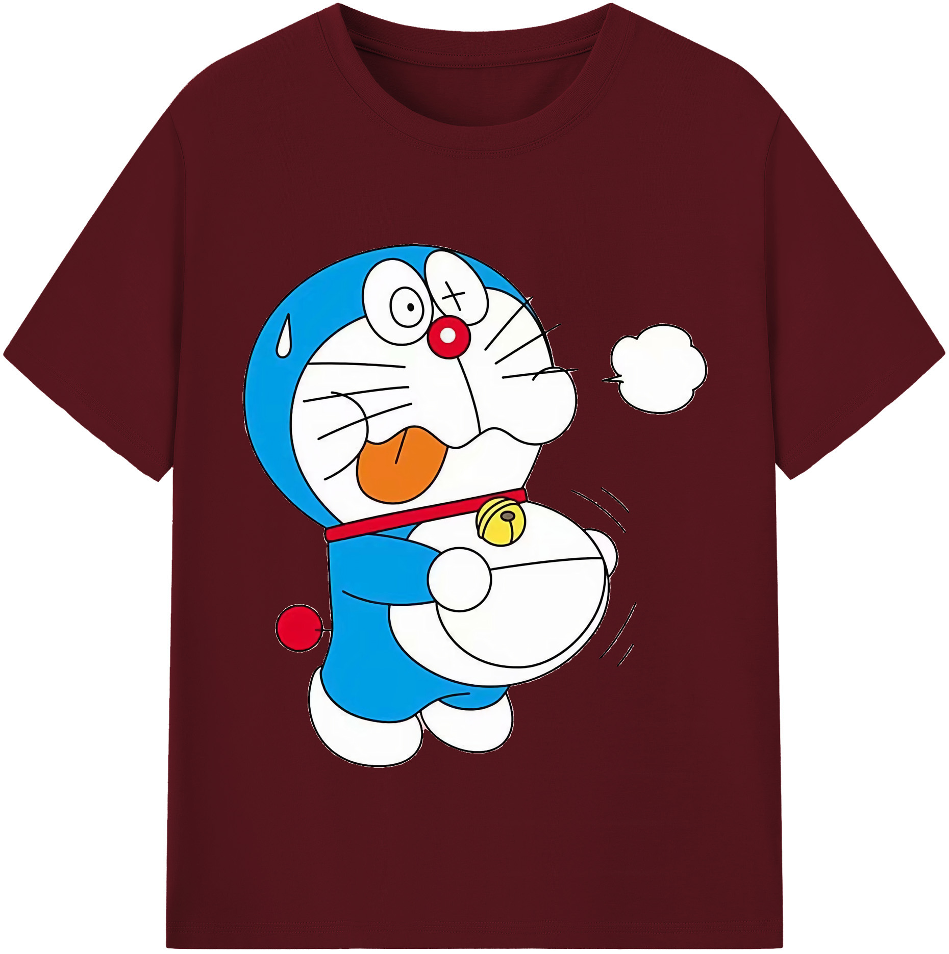 （画像用） ドラえもん Doraemon 綿100％半袖Tシャツ（フロントプリント）
